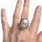 Bague 61 bague en or avec diamants rubis et perle 58 Facettes Q153B