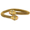 Bracelet Bracelet jonc en or jaune, diamants et corail peau d'ange 58 Facettes BIA1118X3