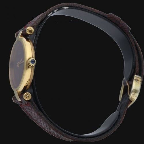 Montre Cartier Montre Must De Cartier Vermeil 58 Facettes MT41246