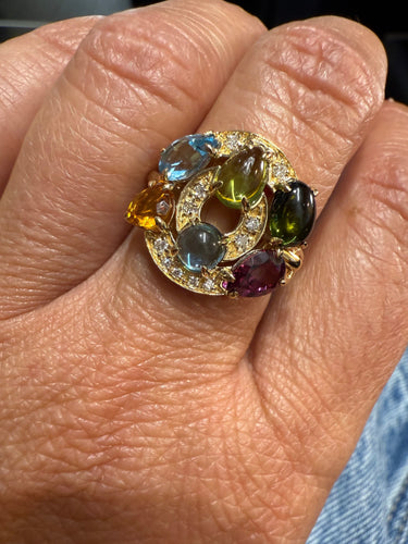 Bague 55 BULGARI - Bague « Collection Astrale » - Or jaune 58 Facettes 1.0000848/4