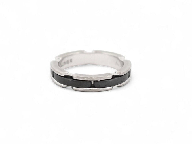 Bague 53 bague CHANEL ultra pm or blanc 18k et ceramique noire 53 58 Facettes 270439