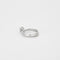 Bague 52 Bague solitaire en or gris 58 Facettes