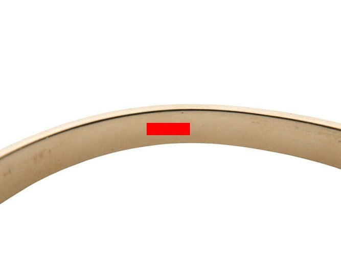 Bracelet bracelet vintage CARTIER love gm 6,5 mm en or jaune 18 carats 19 cm 58 Facettes 267773