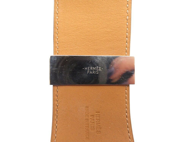 Collier bracelet HERMES collier de chien medor cdc 16cm cuir swift rouge palladie 58 Facettes 268025