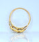Bague 51 Bague en or jaune 18 carats ornée de 3 diamants 58 Facettes AB545