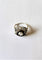 Bague 53 Bague or blanc 18k et Diamants anciens 58 Facettes