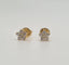 Boucles d'oreilles Boucles d’oreilles fleurs or jaune serties de diamants 58 Facettes