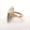 Bague 55 Bague vintage Or rose platine & Diamants 58 Facettes