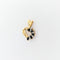 Pendentif Pendentif cœur en or jaune saphirs et diamants 58 Facettes 30901
