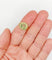 Bague 52 AUGIS - Bague médaille amour or jaune couronne de lauriers ornée de rubis et de diamant (circa 1958) 58 Facettes A04959