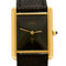 Montre Cartier - Montre Modèle "Tank Must" en argent, plaqué or et cadran noir. 58 Facettes