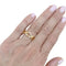 Bague 50 Bague CARTIER,  « Cœurs C », or jaune, diamants. 58 Facettes 34937