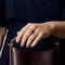 Bague 52,5 Bague en or blanc, perle de culture blanche et diamants 58 Facettes RAM3104