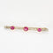 Broche Broche barrette art déco or jaune et platine rubis diamants 58 Facettes