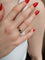 Bague 53 BAGUE MODERNE SAPHIR ET DIAMANTS 58 Facettes 086581