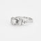 Bague 53 Bague en or gris diamants 58 Facettes ALGU30