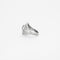 Bague 45 Bague bandeau or gris avec saphir et diamants 58 Facettes 240066