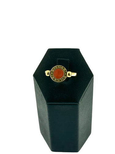 Bague 54.5 Bulgari Bague Flip en or jaune 18 carats 58 Facettes