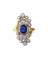 Bague 52.5 Bague BELLE ÉPOQUE saphir et diamants 58 Facettes Bag.1900-DV.40