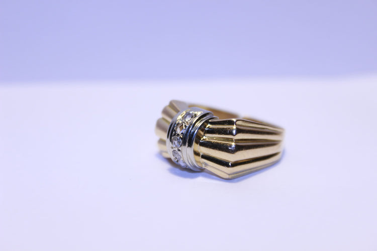 Bague 55 Bague Diamants taille rose 58 Facettes
