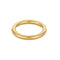 Bague 55,5 Anneau bombé en or jaune 58 Facettes ROM1444
