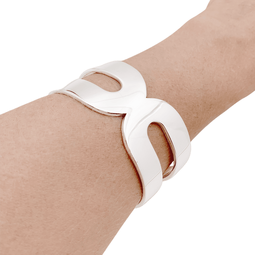 Bracelet Bracelet Dinh Van, "Maillon XL", argent. 58 Facettes 34663