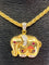 Collier Collier Eléphant 58 Facettes AB120