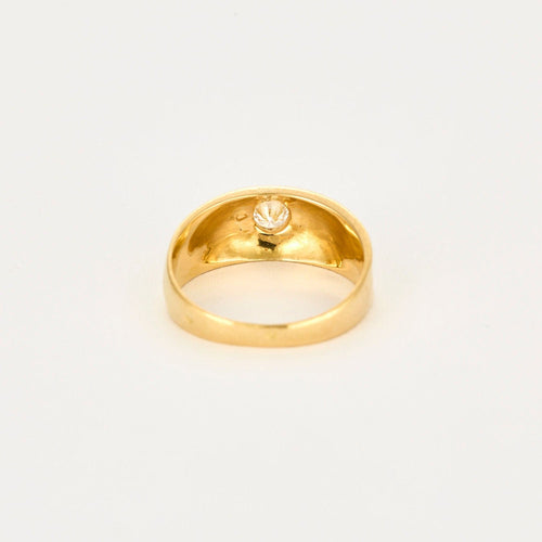 Bague 55 Bague or jaune diamant 58 Facettes