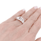 Bague 53 Bague Gucci "Ceinture" or blanc, diamants. 58 Facettes 34417