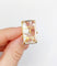 Bague 62.5 Bague cocktail vintage en or 18k et pierre jaune 58 Facettes A06670