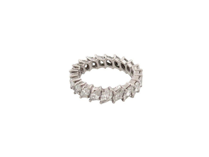 Bague 52 bague alliance pavage complet 21 diamants 2.1 ct t52 en platine 6gr 58 Facettes 268459