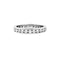 Bague 54 Alliance tour complet platine et diamants. 58 Facettes 35121