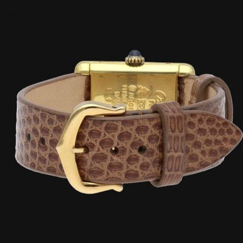 Montre Cartier Montre Tank Vermeil Must 58 Facettes MT43318