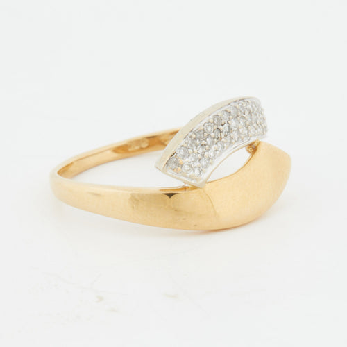 Bague 56 Bague Deux Ors - Diamants 58 Facettes RÉF 1023/18