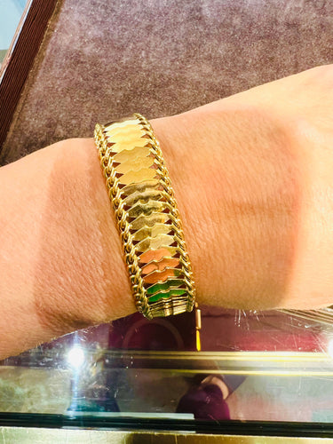 Bracelet Bracelet or jaune époque 1950 58 Facettes 7788 A