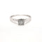 Bague 56 Bague en Or blanc et Diamants 58 Facettes