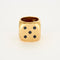Bague Bague Dé à jouer 58 Facettes LP681