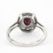 Bague 50 Bague Pompadour Argent & Rubis 58 Facettes