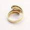 Bague 56 Bague or jaune 18 carats sertie de diamants de 0.54 carat 58 Facettes