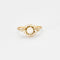 Bague 58 Bague perle et diamants en or jaune 58 Facettes