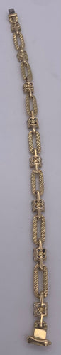 Bracelet Bracelet Or 18 Kt et Diamants 58 Facettes