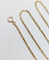 Collier Chaîne - Chaîne gourmette vintage en or 18k 44 cm 58 Facettes A06575