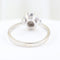 Bague Bague rosette en or blanc 18 carats sertie de diamants taille brillant de 0,28 carat 58 Facettes 159/24K