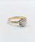 Bague 58 Bague solitaire art deco or jaune diamant taille ancienne 58 Facettes A04994