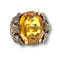 Bague 49 bague art déco en or et platine avec diamants et citrine 58 Facettes Q936 (900)