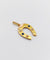 Pendentif Pendentif fer à cheval antique en or 18k pierres bleues et perles 58 Facettes A06218