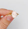 Bague 55 Bague antique or jaune, camée coquille rose à la jeune fille 58 Facettes A05233