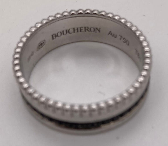 Bague 61 Bague Boucheron Quatre Black Or Gris 58 Facettes