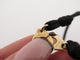 Bracelet bracelet DINH VAN menottes r10 341102 en or jaune 18k 2.9gr & cordon noir 58 Facettes 270151