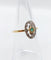 Bague 51.5 Bague marquise art déco or jaune, émeraude et petits diamants 58 Facettes A05530